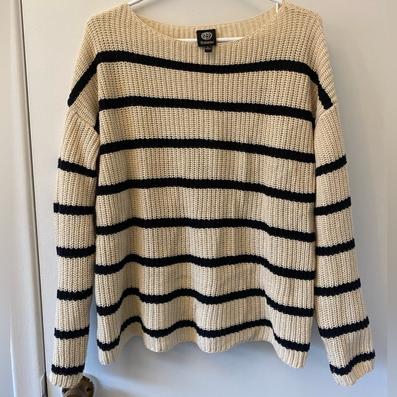 Crew Neck Oversize Knitwear Sweater Size L - Picture 2 of 5